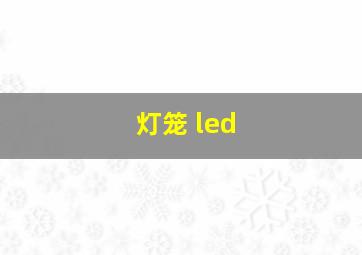 灯笼 led